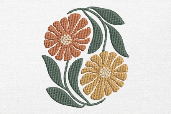 Boho Floral Embroidery Design: A Perfect Seasonal Touch
