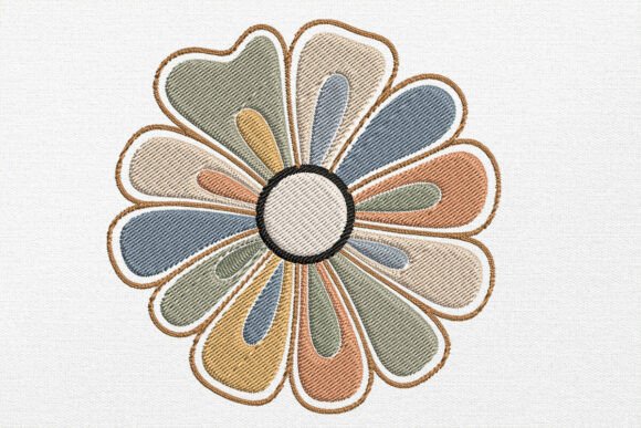 Charming Embroidery Flower Design for Gifts