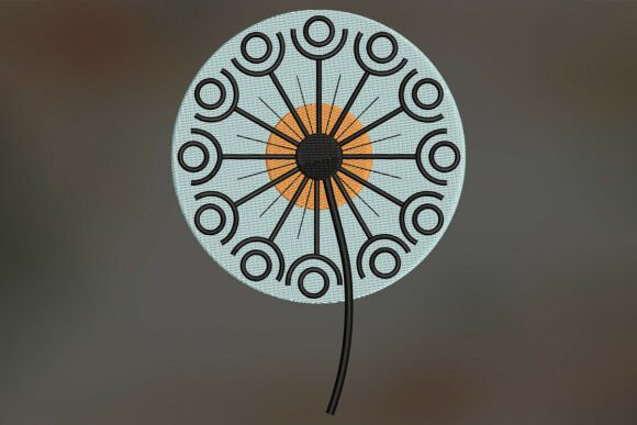 Dandelion Embroidery Design: A Modern Touch