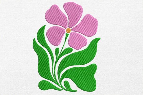 Elegant Decorative Floral Embroidery