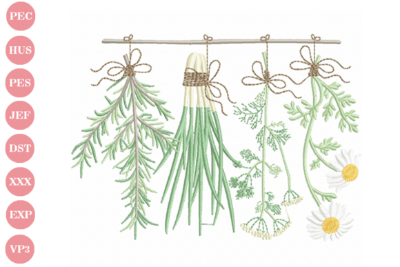 Elegant Hanging Herbs for Your Kitchen Decor