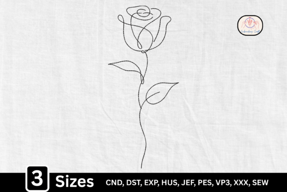 Minimalist Line Art Single Rose: A Delicate Touch