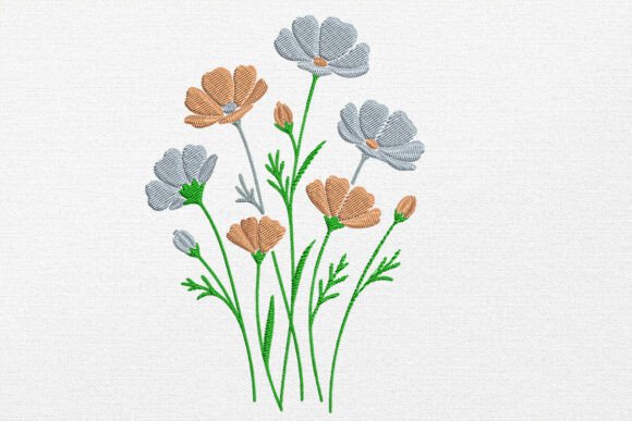 Wildflower Embroidery: A Minimalist Boho Design